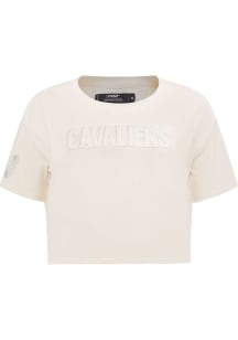 Pro Standard Cleveland Cavaliers Womens Tan Neutrals Short Sleeve T-Shirt