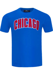 Pro Standard Chicago Cubs Blue Classic Short Sleeve Fashion T Shirt