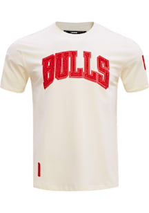 Pro Standard Chicago Bulls White Triple Tonal Short Sleeve Fashion T Shirt
