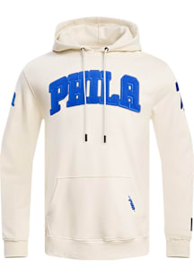 Pro Standard Philadelphia 76ers Mens White Triple Tonal Fashion Hood