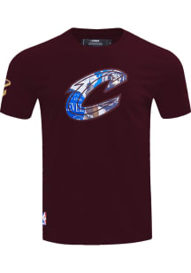 Pro Standard Cleveland Cavaliers Maroon City Centric Short Sleeve Fashion T Shirt