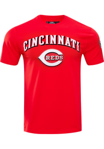 Pro Standard Cincinnati Reds Red Bristle Short Sleeve Fashion T Shirt