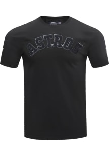 Pro Standard Houston Astros Black Triple Black Short Sleeve Fashion T Shirt