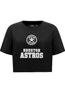 Pro Standard Houston Astros Womens Black Pearl Short Sleeve T-Shirt