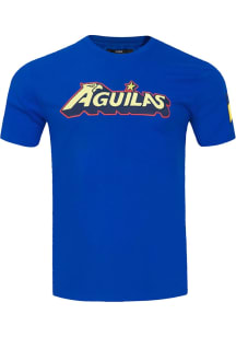Pro Standard Club América Blue Wordmark Short Sleeve Fashion T Shirt