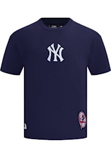 Pro Standard New York Yankees Navy Blue Wingspan Short Sleeve Fashion T Shirt