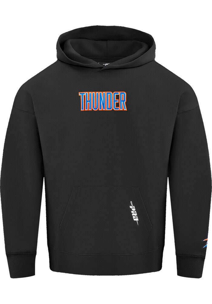 Pro Standard Oklahoma City Thunder Mens BLACK Wingspan Long Sleeve
