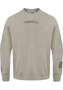 Pro Standard Minnesota Timberwolves Mens Tan Wingspan Long Sleeve Fashion Sweatshirt