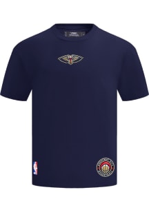 Pro Standard New Orleans Pelicans Navy Blue Wingspan Short Sleeve Fashion T Shirt