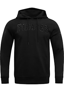 Pro Standard Pittsburgh Pirates Mens Black Triple Black Fashion Hood