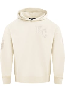 Pro Standard Kansas City Royals Mens White Triple Cream Fashion Hood
