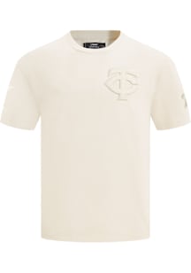 Pro Standard Minnesota Twins White Triple Cream Short Sleeve Fashion T Shirt