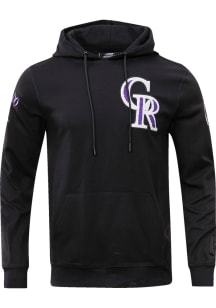 Pro Standard Colorado Rockies Mens Black Triple Black Long Sleeve Zip Fashion