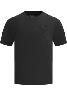 Pro Standard Milwaukee Bucks Black Triple Black Short Sleeve Fashion T Shirt