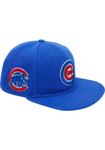 Pro Standard Chicago Cubs Blue Classic Logo UV Side Patch Mens Snapback Hat