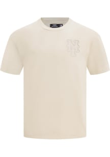 Pro Standard New York Mets White Triple Cream Short Sleeve Fashion T Shirt