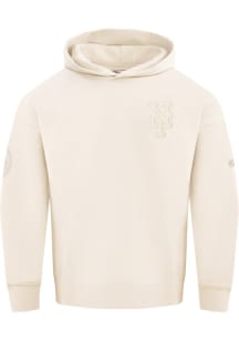 Pro Standard New York Mets Mens White Triple Cream Fashion Hood
