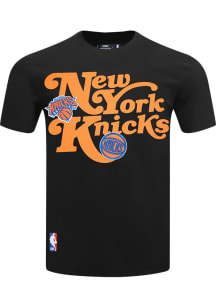 Pro Standard New York Knicks Black Souvenir Short Sleeve Fashion T Shirt