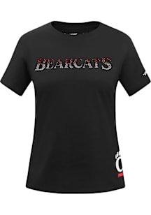 Pro Standard Cincinnati Bearcats Womens Red Classic Short Sleeve T-Shirt