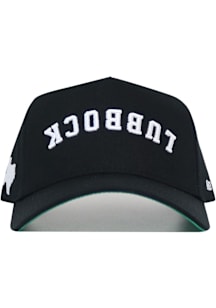 No Rivals Texas Tech Red Raiders Upside Down Blackout Adjustable Hat - Black