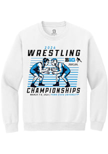 Summit Sportswear Big Ten White 2026 Wrestling Championships Short Sleeve T Shirt