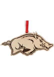 Arkansas Razorbacks Maple Ornament