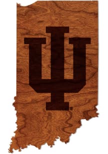 Brown Indiana Hoosiers Cherry Sign