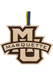Marquette Golden Eagles Maple Ornament