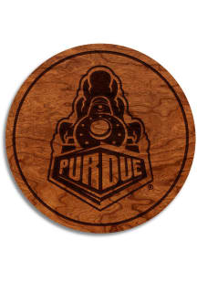 Brown Purdue Boilermakers Cherry Coaster