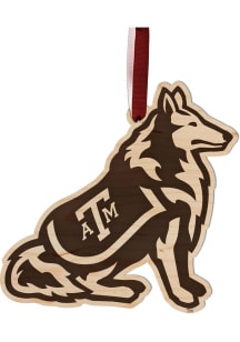 Texas A&amp;M Aggies Maple Ornament