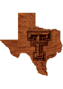 Texas Tech Red Raiders Cherry Sign - Brown
