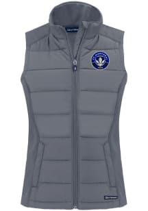 Cutter and Buck Montreal Impact Womens Graphite Evoke Vest