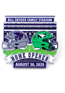 Purple K-State Wildcats Souvenir 2025 vs North Dakota Game Day Pin