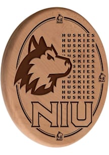 Northern Illinois Huskies Laser Engraved Sign - Brown