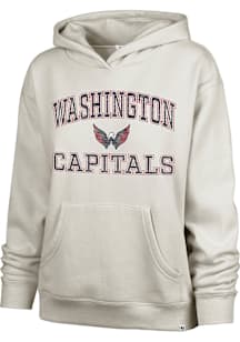 47 Washington Capitals Womens Tan Naomi Hooded Sweatshirt