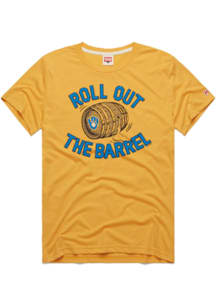 Homage Milwaukee Brewers Gold Roll Out the Barrel Short Sleeve Fashion T Shirt