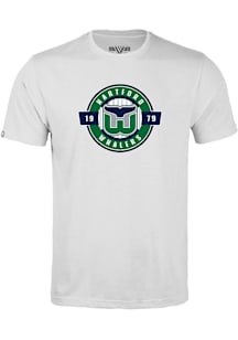 Levelwear Hartford Whalers Youth White Richmond Jr Grail Short Sleeve T-Shirt
