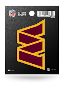Washington Commanders Sports Auto Decal - Burgundy