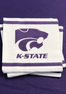 White K-State Wildcats 20 Pack Luncheon Napkins