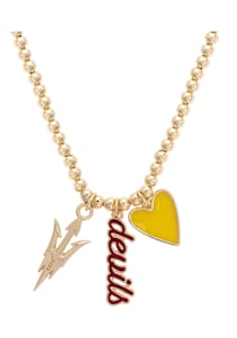 Arizona State Sun Devils Ball Charm Necklace