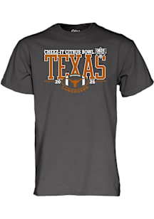 Blue 84 Texas Longhorns Charcoal 2025 Citrus Bowl Short Sleeve T Shirt