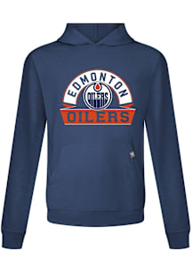 Levelwear Edmonton Oilers Mens Navy Blue Relay Banner Arch Hood