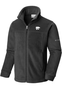 Youth K-State Wildcats Black Columbia Steens Mountain Light Weight Jacket