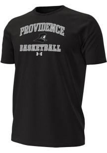 Under Armour Providence Friars Black Basketball Performance Short Sleeve T Shirt