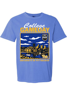 Pitt Panthers Blue Football College Gameday Stadium Short Sleeve T Shirt