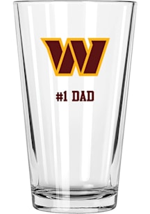 Washington Commanders Dad 16oz Pint Glass - White