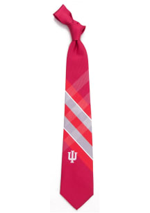 Grid Neck Indiana Hoosiers Mens Tie - Red