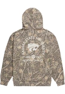 Uscape K-State Wildcats Mens Natural Back Bay Camo Long Sleeve Hoodie