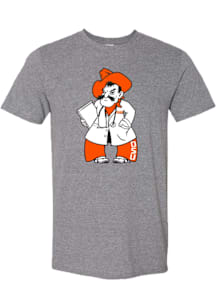 Oklahoma State Cowboys Graphite Doctor Pistol Pete Short Sleeve Fashion T Shirt