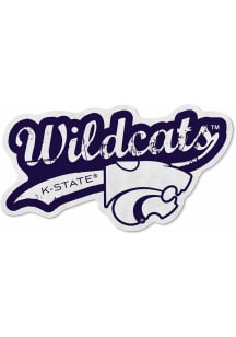 Purple K-State Wildcats Distressed Team Logo Pennant
